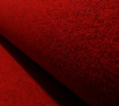 Filz rot meliert 1,50mm stark - Meterware Wollfilz Filz roter Filz aus Wolle meliert