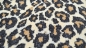 Preview: Kurzhaarfellimitat Plüsch Plüschstoff Leopard Plüsch Leopard braun Kunstfell Fellstoff Kunstfell Plüsch brauntöne brauner Leopardenstoff