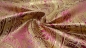 Preview: Brokat Marrakesch in Pink, Gold, Silber, Gold-Brokat, Silber-Brokat, Orange, Grün, Bordeaux,  Brokatstoff, orientalischer Dekostoff, Möbelstoff, beidseitig verwendbar