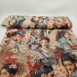 Preview: Bunter Jacquard mit Asiatischen Design Gobelin Asia Stoff Asiatischer Stoff Samurai