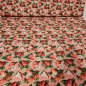 Preview: Erdbeerstoff Stoff mit Erdbeeren Dekostoff mit Erdbeer Design