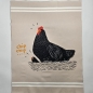 Preview: Panel Hühner Hühnerstoff mit 3 Designs für Kissen - Geschirrtücher - 70 x 160cm