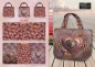 Preview: Taschenpanel von Stenzo Panele "Leopardenherzen" aus Baumwolle für Taschen