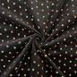 Preview: Schwarzer Feincord bestickt bestickter Cordstoff Trachtenstoff Cord bestickt