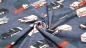 Preview: Jersey  mit Polizei, Helikopter, Rettungswagen und Feuerwehr Jersey Kinderjersey Elastik Elasthan Baumwolle Baumwolljersey  DIY Naehen Nähen Design Textilien Onlineshop Online Stoffe Stoff für Babys Kinderstoff mit ambulance police car helicopter fire bri
