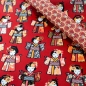 Preview: Blume rote Blüte Blütenstoff Blumen Blumenstoff rot dunkelrot Hexagonblume beschichtet Baumwollstoff Baumwollstoff rot versiegelt beschichteter Baumwollstoff Blume Blüte Blütenstoff Blumen Blumenstoff rot beschichtet