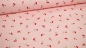 Preview: Poppy Design I love you cherry much rosa Mini-Kirschen Kirschstoff Stoff mit Kirschen rosa Obststoff Obst Baumwollstoff mit Kirschen Popeline  Stoff Stoff Kirsche  leckere Kirschen für den Sommer Marmeladenstoff Stoff für Kirschmarmelade rosa