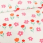 Preview: Blumen photocromer Jersey lichtsensitiver Stoff UV Stoff Blumenjersey Jersey Kinderjersey Jersey mit Farbwechsel color change jersey  für Mädchen und Frauen Jerseystoff  Jersey Baumwolljersey