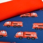 Preview: Feuerwehrauto Babyhose Feuerwehr  Babyhöschen Babypumphose Baby Büx Jersey Baby Set Stoffset Jersey für Kinderbekleidung  Materialset  Stoffset Stoffpakete  Nähsets Kinderhose