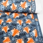 Preview: KATINOH Textil Rammelkamp French Fuchs Füchsle Fox schlauer Fuchs Füchse Terry Terry French Jersey Kinderjersey Männer Sweatstoff Elastik Elasthan Baumwolle Baumwolljersey  DIY Naehen Nähen Design Textilien Onlineshop Online Stoffe
