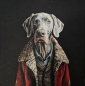 Preview: Panel Set Hunde Nähset für Kissen und Taschen Gobelinstoff 47x47cm Panele mit Hunden