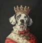 Preview: Panel Set Hunde Nähset für Kissen und Taschen Gobelinstoff 47x47cm Panele mit Hunden