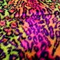 Preview: Leo Leopard Neon Kurzhaarfellimitat Plüsch Leo Plüschstoff Plüschstoff Neon Leopard Kunstfell Fellstoff Kunstfell Plüsch Leopardenplüsch LEO llstoff Kunstfell Plüsch grün Schlange Krokodilplüsch
