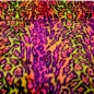 Preview: Leo Leopard Neon Kurzhaarfellimitat Plüsch Leo Plüschstoff Plüschstoff Neon Leopard Kunstfell Fellstoff Kunstfell Plüsch Leopardenplüsch LEO