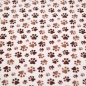 Preview: Stoffset mit Hunden und Pfoten Stoff Hunde Hundestoff Pfotenstoff Tatzen Hundepfoten Hund Hunde Tazten Pfoten Baumwollsets Nähsets Materialset Kombistoff  Baumwolle