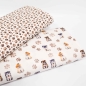 Preview: Stoffset mit Hunden und Pfoten Stoff Hunde Hundestoff Pfotenstoff Tatzen Hundepfoten Hund Hunde Tazten Pfoten Baumwollsets Nähsets Materialset Kombistoff  Baumwolle