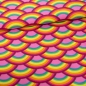 Preview: rosa Rainbows pink Regenbogen Regenbögen Rainbow rainbow Regenbogenersey rosa pink Regenbogen Regenbogen Kinderjersey Jerseyn Kinderjersey Regenbogenfarben pinker Jersey für Babys Jerseystoff Baumwolljersey Regenbogen