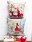 Preview: 1244 - Nähset Roller beige Paris Set Panel Gobelin Panel Paris Roller Zweirad Kissen DIY Kissennähset Paris Eifelturm Roller Postkarte Nähset für Kissen Set Paris Roller Zweirad Kissenpanel Kissen Panel Gobelin Paris