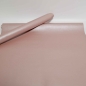 Preview: Tissuland Karla Star rosa Kunstleder Metallic Glitzer-Kunstleder rosa Polsterkunstleder Rose kaschiert weiches rotes Kunstleder mit Glanz rosa