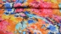 Preview: Noteboom 15225-037 Blumen Voile orange Voile mit Blüten in mint Blumenkrepp Kreppstoff abstrakt mit Blumen Polyesterkrepp Polyester Krepp orange nähen selber nähen Blusenstoff nähen macht glücklich Miss Doodle Schnittmuster sewing pattern