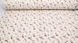 Preview: Mini Waffel Jersey Waffeljersey Waffelstoff Waffelpiket Piquet Mini Waffel mit Feder Federn Feathers Miniwaffelstoff für Babys Babykleidung Waffelpiket Babynestchen Snoozy Fabrics   Feder Federn Feathers