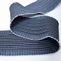 Preview: Ziergummi navy meliert breit 10 cm breiter Gummi Ziergummi Rüschengummi Rüschen  Gürtelgummi Ziergummi gerafft gesmokt gerüschter Gummi gerafft  Ziergummi breit Gummi navy
