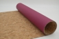 Preview: echter Kork mit dunkelm Pinkem Kunstleder Fuchsia Polsterkunstleder mit Kork zweiseitiger Kork mit Polsterkunstleder Kunstleder fuchsia mit Naturkork Korkstoff Naturkork mit Kunstleder fuchsia dunkles pink 40-5544