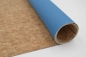 Preview: 0040-petrolblau 9432 echter Kork mit Kunstleder Petrol Polsterkunstleder petrol  mit Kork zweiseitiger Stoff Kork - Polsterkunstleder petrol Kunstleder petrolblau mit Naturkork Korkstoff Naturkork mit Kunstleder petrolblau 40-9432