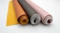 Preview: Glitzer-Kunstleder, Softly, softes Kunstleder,  weiches Kunstleder mit Glitzer, orange, rosa, schwarz-gold, kaschiert Glitter, Gitzeroptik, perlmutt, rosa, bronze, dunkelblau, hellblau, lachs, Stoff für Geldbeutel, Kosmetiktäschchenstoff