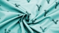 Preview: Geo Hirsch Origami Hirsch Stoff Popeline mit Geo Hirsch, Dekostoff mit geometrischem Hirsch, Popeline in Mint  mit Hirschprofilen Geometrie