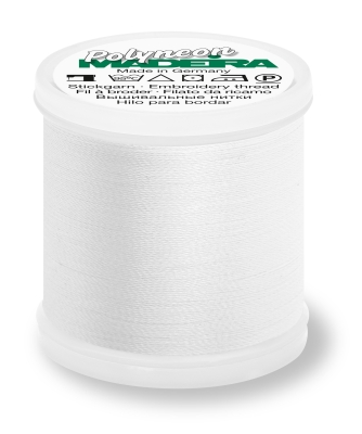 Madeira Polyneon 1801 bright white Polyneon Polyneon Madeira 1801 Madeira Polyneon Stickgarn 400 m Color 1801 Madeira Stickgarn Stickgarne Madeira Stickgarn Sticken Stickfaden bright white