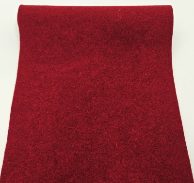 Tweed 192 kirschrot dunkelroter Wollfilz 3mm stark in einem dunkleren rot - Meterware