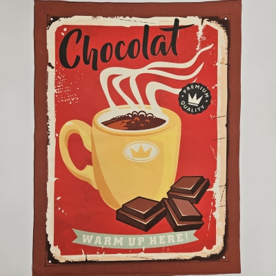 Geschirrtuchset 3 Motive zum selbernähen Motiv Chocolate - Schokolade