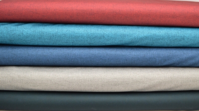 0663 - Infinity petrol Maskenstoff unifarben bordeaux dunkelblau grau petrol Eigendesign  Deco-Line made by Deco-Line Eigenproduktion Inifinity-Line design antibakterieller Maskenstoff Infinity Line Eigenproduktion Maske in petrol Maskenstoff in bordeaux