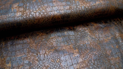 Kroko Krokodil Velour Reptil Reptilienimitat Schlangenhaut  Schlangenvelour Möbelstoff Schlangenmuster Polsterstoff Möbelbezugsstoff mit Schuppen Schlange  Krokodil Imitat