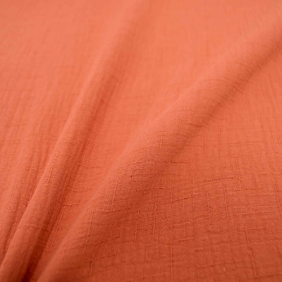 Bambus Musselin orange brick ziegelstein Musselin Viskosemusselin Bambus orange brick ziegelstein Musselin Double Gauze orange brick ziegelstein Bambus  Muselin Double Musselin Gauze Gaze Mullwindelstoff Musselin Musselin Double Gauze