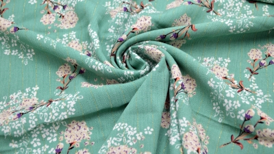 Viskose Krepp Kreppstoff Viskosekrepp  Krepp mit Blümchen Blumenviskose nähen selber nähen Blusenstoff nähen macht glücklich Miss Doodle Schnittmuster sewing pattern