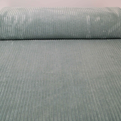 Breitcord Grau Mega Breitkord Washed Corduroy grau Genuacord Lincoln Cord Cordstoff grauer Kord Kordstoff grau