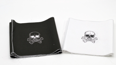 Mini Panelset Skulls Wimpelkette Totenkopf Totenköpfe Piraten Piratenparty Totenkopf Flagge  selber nähen Nähset Skulls Totenkopfmaske Stoff mit Totenkopf Skull Nähset Totenkopf Totenkopf Nähset Piraten Stoffset