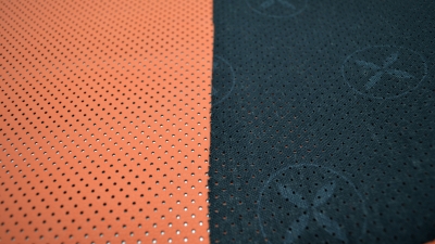 Preview: Lotus Kunstleder, in fuchsbraun braunes Petrol Polster-Kunstleder, Kunstleder für Geldbeutel und Taschen, Kunstleder mit feiner Struktur, weich Textum Lotus 9244