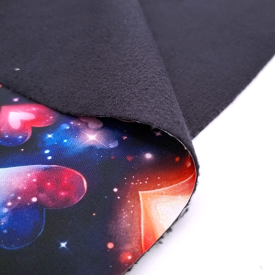 Preview: Kinder Softshell mit Herzen für Jacken Hosen oder Taschen