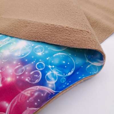 Preview: Bunter Kinder Softshell mit Seifenblasen für Jacken und Hosen