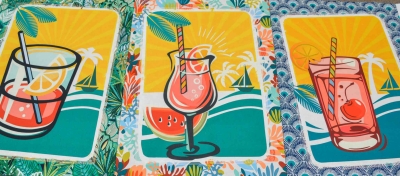 1230-Panel Smoothie Geschirrtuch Geschirrtücher Panel Küchenschürzenstoff Geschirrtuch Panel zum Kochen Kochschürze Küchen Panele Geschirrtuch DIY Geschirrtücher selber nähen Cocktail Smoothy Smoothies Smoothie