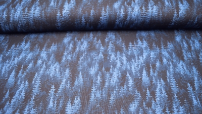 0663 - Infinity Tannen grün Schwarzwald Schwarzwald Eigendesign Schwarzwald Tannenwald grün Tannen grün Deco-Line made by Deco-Line Eigenproduktion Inifinity-Line moderner Landhausstil Schwarzwald Design Maskenstoff Infinity Line Eigenproduktion