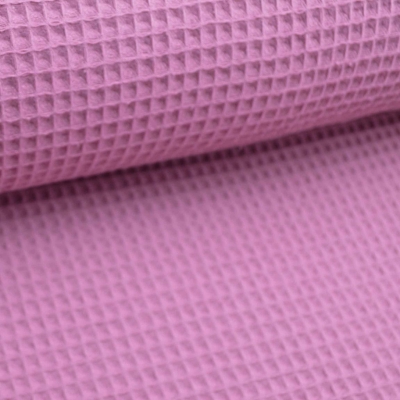 Beere Piquée, Pique`- Piqueestoff - Waffelpique Stoff mit Waffelmuster, ideal für Bademantel, Handtücher, Badetücher, Saunatücher in Beere Altrosa Altrose  Waffelpiquet in Altrosa