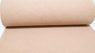 Noteboom 04578 - 052  Walkstoff Beige Schurwolle beige Walk aus 100 % Schurwolle Winterstoff winterliche Kleidung strapazierfähig Walkloden natur Walk für Babybekleidung für den Winter Babyoverall Kinderoverall  aus Walk Walkloden natur beige