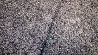 Preview: Walkstoff dunkelgrau grauer Schurwolle Walk aus 100 % Schurwolle Winterstoff winterliche Kleidung strapazierfähig Walkloden grau grauer Walk für Babybekleidung für den Winter Babyoverall Kinderoverall  aus Walk Walkloden grauer melierter melange Walk Woll