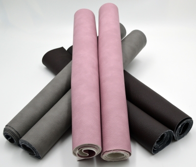 Preview: Polster-Kunstleder, Kunstleder, Gibbson, Elefantenkunstleder, Kunstleder mit Hautstruktur, weich, grau, silber-grau, rosa, altrosa, braun, dunkelbraun