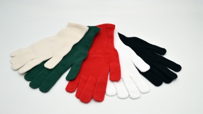 Handschuhe, Strickhandschuhe, weiß, schwarz, beige, grün, rot, elastisch, Winterhandschuhe, dehnbar, Fastnet-Handschuhe, Handschuhe für Fasching und Karneval