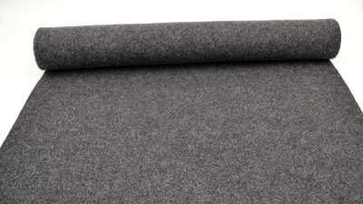 Schurwollflilz Mega 5mm dick dunkelgrau - Felt - dicker Filz  - dunkelgrau gauer Filz - meliert, Filzdunkelgrau - Bastelfilz 5 mm stark Filz Taschenfilz Sitzauflage Sitzpolster